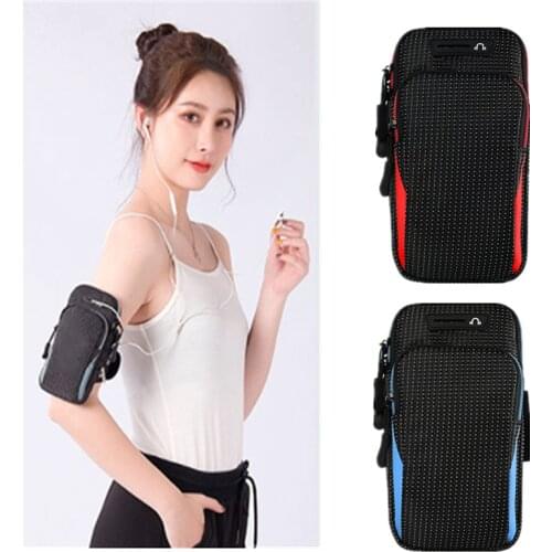 Waterproof Sports Armband Phone Case for IPhone Pro Max for Samsung for Huawei 6.5"Universal Sport Phone Case Arm Band Running