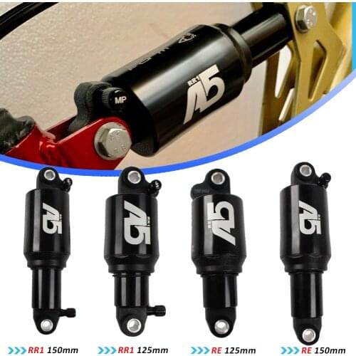 A5-RR1 Dual /Solo Air Rear Shock A5 RE Double Single Air Chamber Pressure Mountain Bicycle Scooter Rear Shock Absorber 125/150mm