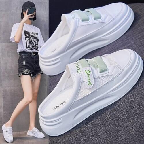 Mini-top shoes womens summer 2021 new small white shoes versatile platform shoe platform breathable sneaker