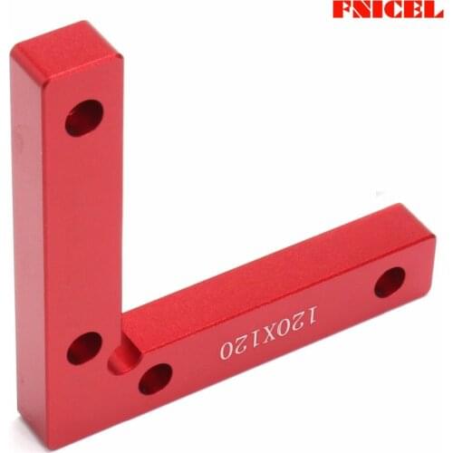 1/2Pcs L Shape Corner Clamp Wood Metal Right Angle 90 Degree Weld Welding Red Aluminium Alloy Body