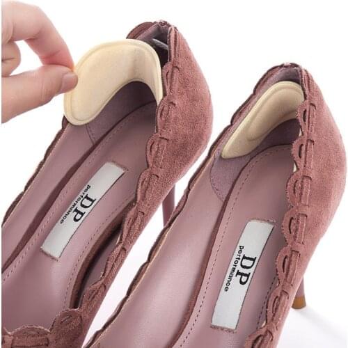1 Pairs Heel Insoles Pain Relief Cushion Anti-wear Adhesive Feet Care Pads Heel Sticker Heel Liner Grips Crash Insole Patch