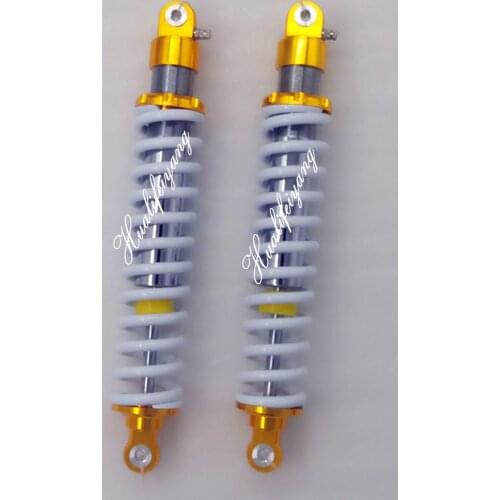 10mm spring new 370mm Rear Shock Absorber for CF800-2/CFX8 YAMAHA HONDA SUZUKI QUAD DIRTBIKE ATV colour white&gold
