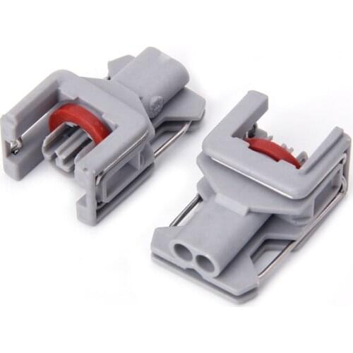 40GF 5 Sets 2 Pin Waterproof Connector For Delphi 10811963 Fuel Injector Fuel Rail Plug