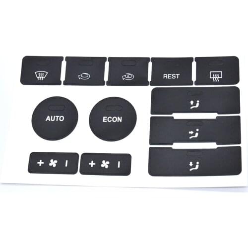 Car Stickers Kit For VW For Volkswagen Touareg 2004-2009 Car Air Condition Climate Control Button Repair Decals Sticker