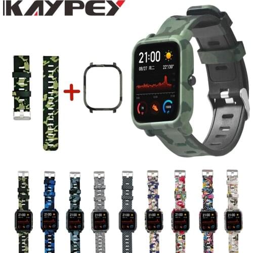 2in1 Case+Strap For Xiaomi Huami Amazfit GTS Smart Watch Band 20mm Bracelet+PC Protective Shell For Amazfit GTS Sport Wristband