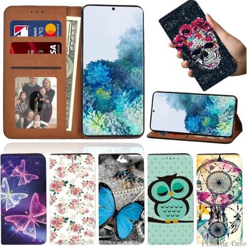 Case for Samsung Galaxy S8/S9/S10/S10 Plus/S10e/S10 Lite/S20/S20 Plus/S20 Leather Wallet Card Slot Stand Cover Mobile Phone Case