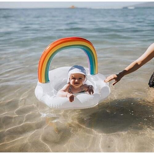 Baby Swimming Ring Inflatable Infant Floating Kids Float Pool Accessories Baby Seat Rings Swimming Accessories Baby Neck Float