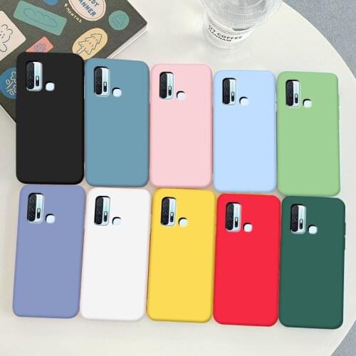 For Vivo z6 Case Soft TPU Silicone Case For Vivo z6 Macaron Colors Candy Black Simple Phone Back Cover