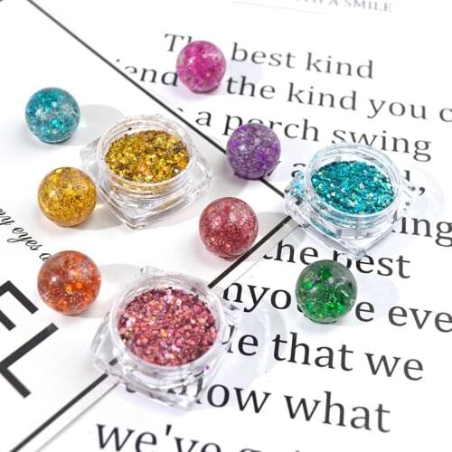 12 Colors Sequin Filler Crystal Epoxy For Handmade DIY Hexagonal Sequins Manicure Filling Jewelry Accessories Making Tools