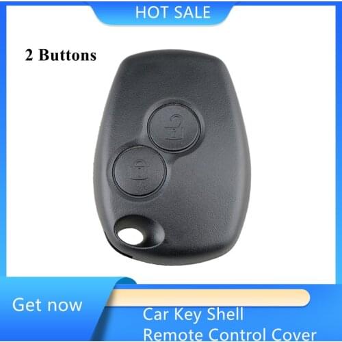 2 Buttons Car Key Shell Remote Fob Cover Case Blank Fob For Renault Dacia Modus Clio 3 Twingo Kangoo 2 No Logo