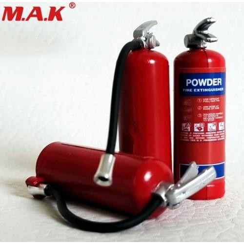 1/10 scale New Fire Extinguisher for 1/7 1/8 1/9 SCX10 4WD D90 Rock Crawler RC Car Toy Model red color Car Accessories