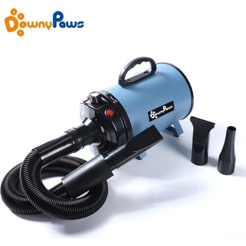DownyPaws Powerful Dog Hair Dryer For Small Medium Large Pet Dogs Cat Grooming Shower Blower Warm Wind Fast Blow-dryer Animal