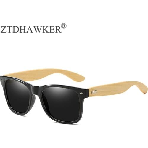 Men and Women Polarized Sunglasses Glasses Fashion Bamboo Eyeglasses Driving Mirror Colorful Film Series
