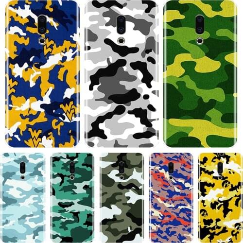 Soft Back Cover For Meizu 15 Lite 16 Plus 16th 16x Phone Case Silicone Camouflage Military Camo For Meizu Pro 6 7 Plus U10 U20