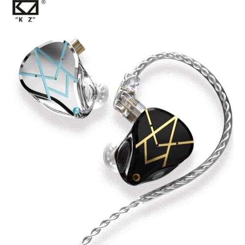 KZ ASX Gaming Headset 20 BA Units HIFI Bass In Ear Monitor Balanced Armature Earphones Noise Cancelling Earbuds Movement Earplug