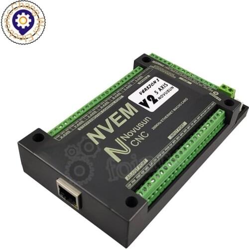 NVEM CNC motion controller nvemv2.1 upgrade 3axis 4axis 5axis 6axis mach3 control card Ethernet interface