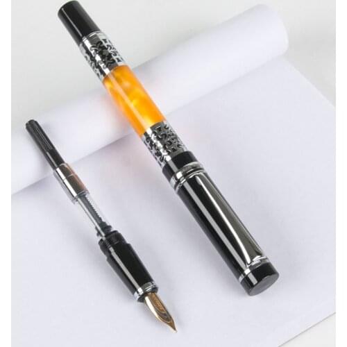 Luxury school Office Fountain Pen Bent Nib Calligraphy Pen Luxury Iraurita Interchangable Double Nibs Gift Writing Pens Box