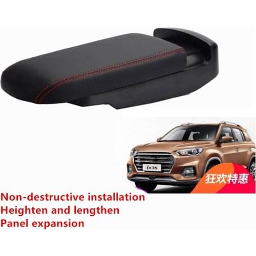 For Hyundaii Creta IX35 2018 2019 2020 Armrest box lengthen heighten retrofit support decoration car accessories