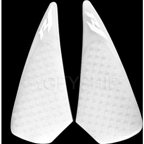 Transparent Motorcycle Fuel Tank Pad Anti slip Protector Stickers Knee Side Protection Decals For Yamaha R1 YZF R1 2004 to 2006