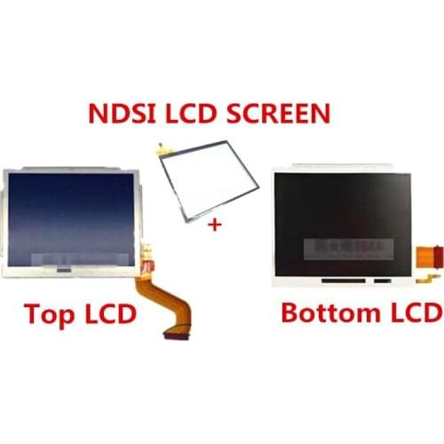 One Set LCD SCREEN For Nintend DSi Display Screen Replacement LCD For NDSi Top and Bottom LCD