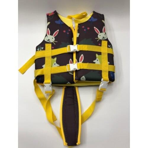 Childrens life jacket, used for snorkeling, swimming and swimming aids, with crotch protector and adult gripper