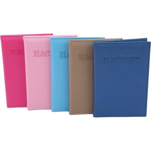 1Pc Fashion New Pu Ladies Passport Holder Couples Models Girls Travel Passport Covers Unisex Card Case Man Card Holder