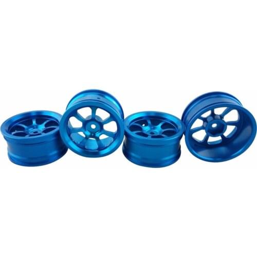 4pcs Aluminium alloy Wheel hub Spare Parts for 1/18 Wltoys A949 A959 A969 A979 K929 A959-b A969-b A979-b K929-b RC Car