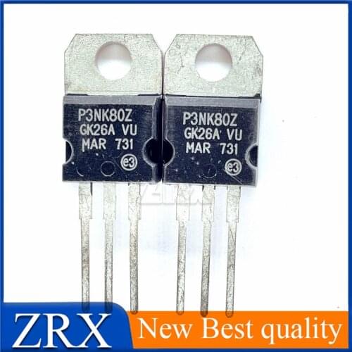 5Pcs/Lot New Original High-power STP3NK80Z P3NK80Z 2.5 A / 800 V TO220 n-channel MOS Field Effect Tube Triode In Stock