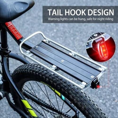 Bicycle Luggage Carrier Aluminum Alloy Bike Cargo Rear Rack Cycling Seatpost Bag Holder Stand Trunk MTB Install Tool