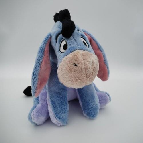 Free shipping 23cm Eeyore Donkey Soft Plush Toys Cute Blue Donkey Doll For Birthday Children Gift