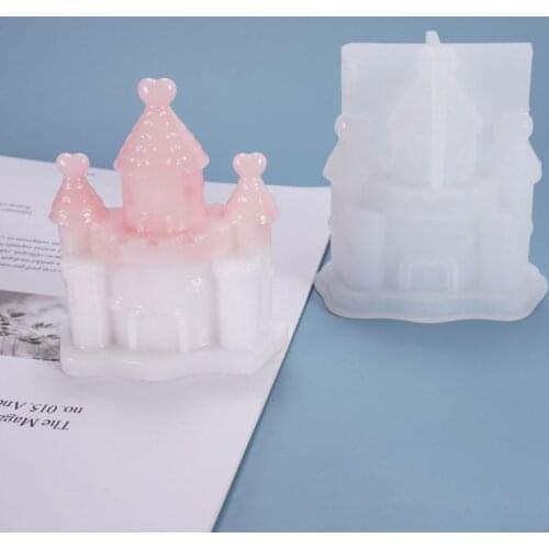 Resin Crystal Epoxy Mold Three-dimensional Castle House Fantasy Silicone Mould Dropshipping