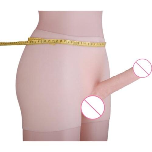 Dildo sex penis 18cm long and 4cm in diameter, Solid Dildo with Scrotal Realistic Strapon Wear Penis Pants Sex Toy for Women Gay
