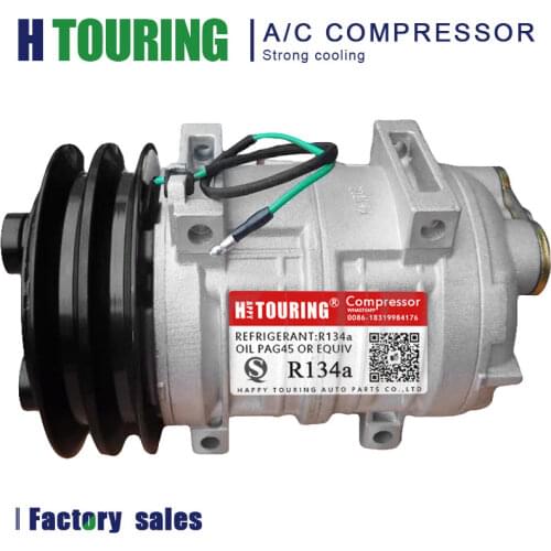 Tm21 compressor w/Clutch for TM-21 2GR 12v / 24v 43557240 48847240 10057240 10356393 10357240 10357252 10357393 85100527 5877