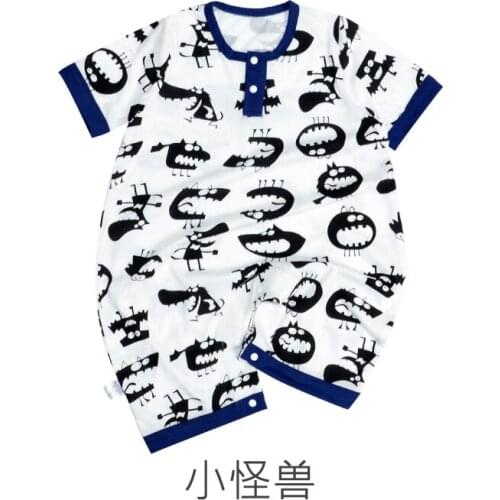 Summer Baby Romper Jumpsuit Short Sleeve Cotton Newborn Clothes Baby Girl Unisex Cartoons Ropa De Nino Bodysuits BE50BR