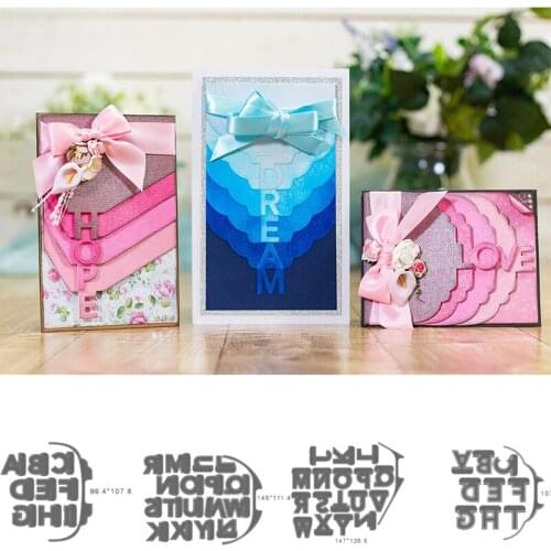 Cute Design A-Z Alphabet Metal Cutting Dies Stencil for DIY Scrapbooking Embossing Photo Album Decoration Craft Die Cut 2019