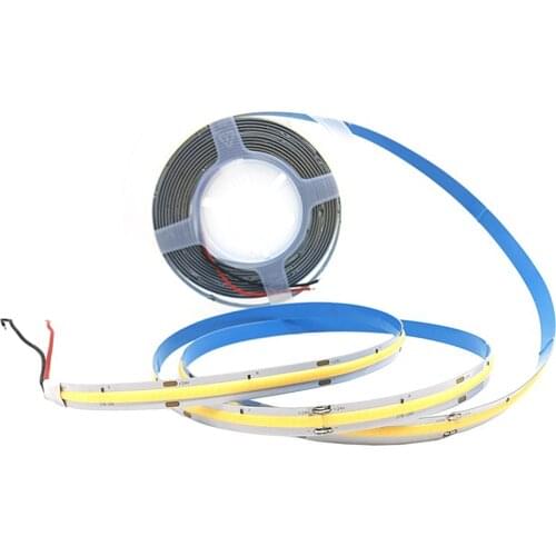 COB Led Strip High Density 480LED Flexible Bar Light 12V 24V RA90 Warm Natural Cold White 0.5m 1m 2m 5m Soft COB Strips Lighting