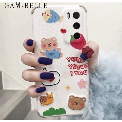 GAM-BELLE Matte Blue False Nails French Princess Style 3D Red Bow Artificial Press On Nail Tips Full Cover Manicure Beauty Tools