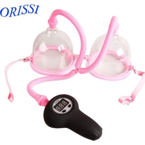 ORISSI 120mm Physical Vacuum Breast Enlargement Pump Medical Toys Chest Enlarger Device Sex Products For Women Sex Toys