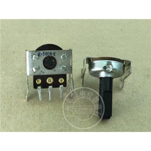 Original new 100% 161 TYPE horizontal single potentiometer 500R-X handle length 20MMF 500R (SWITCH)