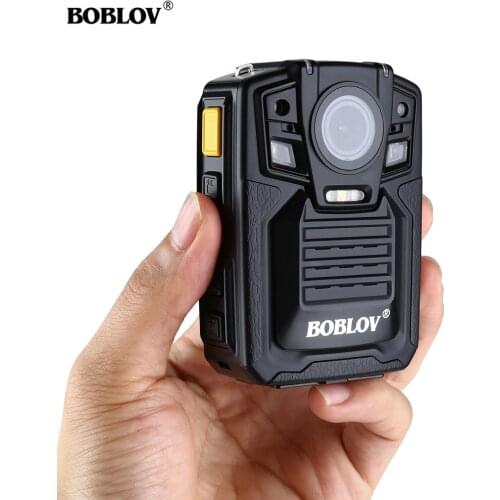 BOBLOV HD66-02 Police Camera 1296P 140 Degree Security Guard Recorder 32GB Ambarella A7L50 Police Body Worn Camera