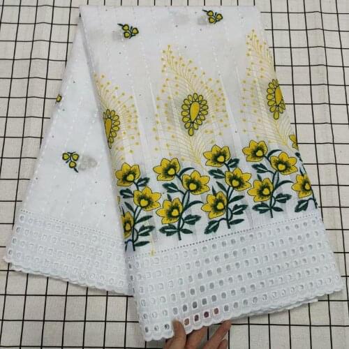 Swiss dry voile lace fabric african dry lace dubai fabric swiss voile lace in swizerland 2020 high quality lace for women 5yard