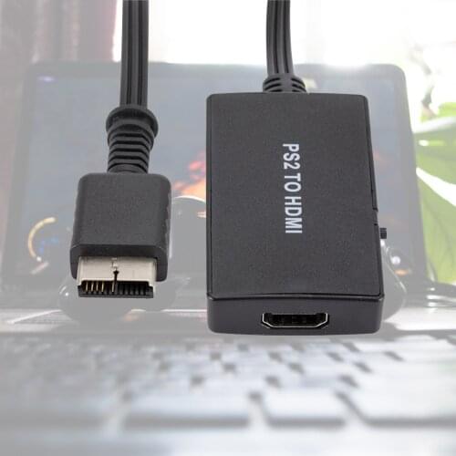 SOONHUA For PS2 To HDMI-Compatible Adapter HD PS-2 Ypbpr To HDMI-Compatible HD Video Converter Black