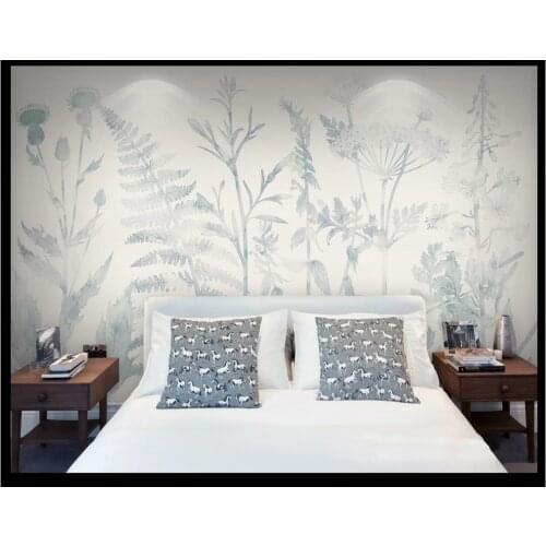 Modern minimalist Nordic retro American deer background wall decoration painting professional custom wallpaper