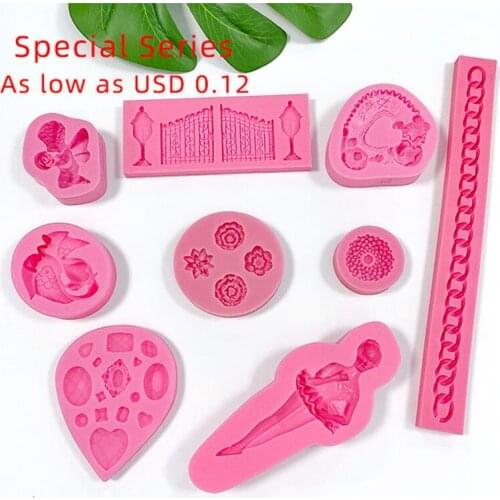 Super low price fashion gypsum 3d silicone baking mold 3d silicon moldesd silicon
