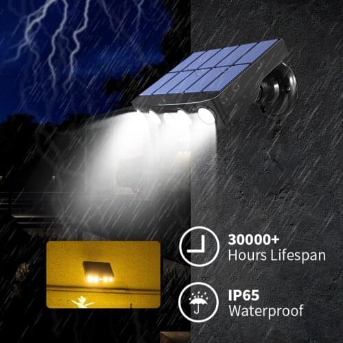 LED Solar Light Waterproof Solar Outdoor Lighting Sensor Street Lamp Motion Sensor Outdoor Home Courtyard Lawn Garden Wall Lamps
