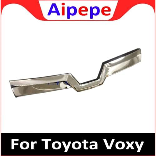 High quality ABS Chrome Front Upper Grille grille trims Grills Frames Decoration For Toyota Voxy Noah R80 2017 2018 2019