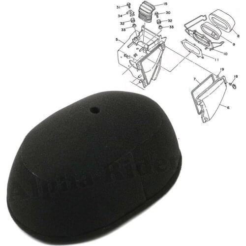 Clamp On Intake Air Filter Pod Sponge Cleaner element for Yamaha TTR250 WR250R WR250X AirFilter TTR 250 WR 250R 250X