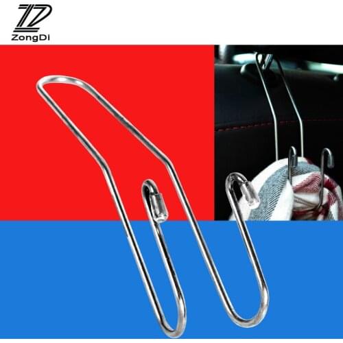 ZD Car multi-functional metal car seat hook for Toyota c-hr Kia sportage Peugeot 206 Honda civic Hyundai tucson 2017 Accessories