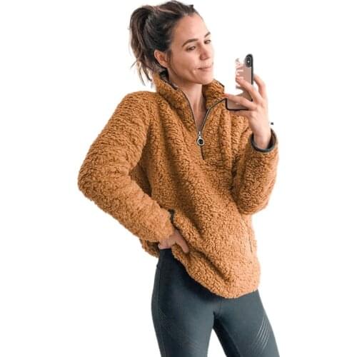 Ladies Sweatshirt CE Winter Gray White Fleece Fluffy Oversized Hoodie Women Casual Warm Faux Fur Pullover Nadafair Hoody Autumn