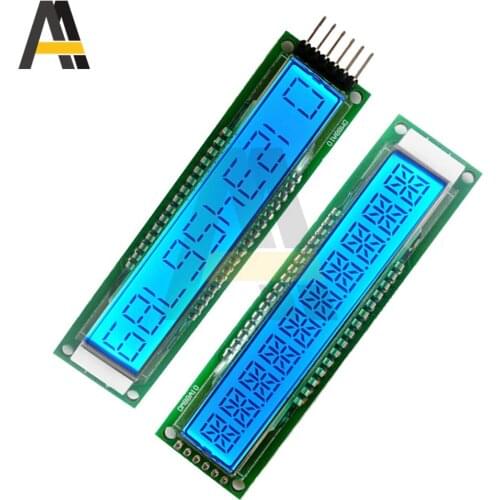 10 bit Digital 16-Seg SPI LED Display Serial LCD DC 5V TM1622 HT1622 Chip SPI LCD Display DM8BA10 for Arduino Raspberry pi